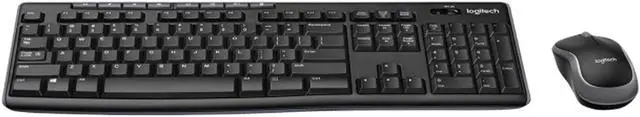 Alt view image 2 of 7 - Logitech MK270  Nano  Wireless Keyboard &  Mouse Sets,  Computer Desktop Notebook, 2 million keystrokes, full-size,for ChromeOS/Windows® 10,11 or higher/USB, black