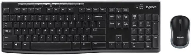 Alt view image 4 of 7 - Logitech MK270  Nano  Wireless Keyboard &  Mouse Sets,  Computer Desktop Notebook, 2 million keystrokes, full-size,for ChromeOS/Windows® 10,11 or higher/USB, black