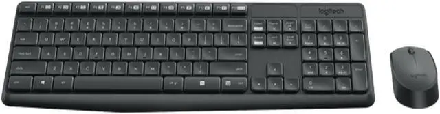 Alt view image 4 of 7 - Logitech MK235  Wireless Keyboard &  Mouse Sets, Office gaming,  Full Size,Spill/Fingerprint Resistant,  Kit Plug and Play,Durable. Simple, for Windows® 10, 11 or later, ChromeOS, USB, black