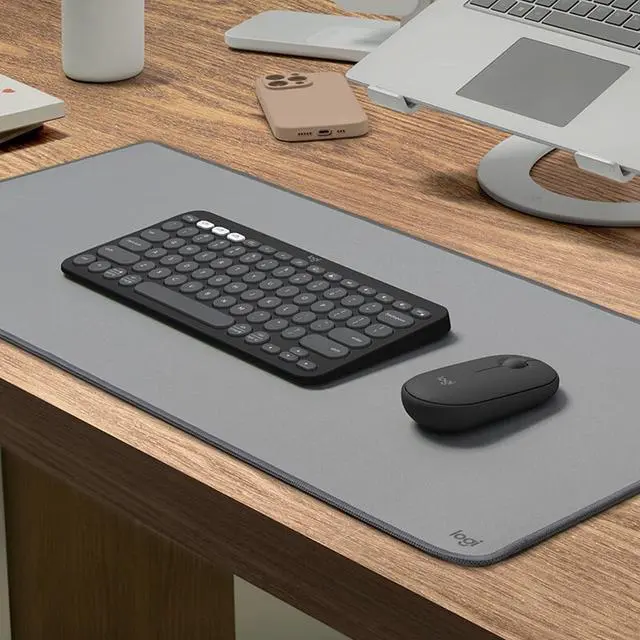 Alt view image 6 of 7 - Logitech Pebble 2 Combo  Wireless bluetooth Keyboard &  Mouse Sets, for ChromeOS, Windows(10/11/ or higher), USB, Thin and light multi-device with customizable keys and buttons, Silent Touch, black