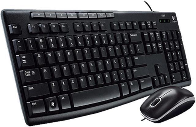 Alt view image 5 of 7 - Logitech MK120 wired Keyboard & Mouse Sets,104keys, 10 million keystrokes, Optical Tracking, 3buttons mouse, for Windows ® 10, 11 or higher, gaming or office, Desktop USB, splash proofblack