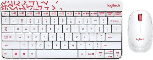 Main image of Logitech MK240 Nano  Wireless Keyboard &  Mouse Sets, Office gaming,  Mini Keyboard,  Kit Plug and Play,Durable. Simple, for Windows® 10, 11 or later, ChromeOS, Linux 2.6 or higher, USB, WHITE