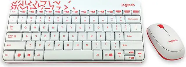 Alt view image 2 of 7 - Logitech MK240 Nano  Wireless Keyboard &  Mouse Sets, Office gaming,  Mini Keyboard,  Kit Plug and Play,Durable. Simple, for Windows® 10, 11 or later, ChromeOS, Linux 2.6 or higher, USB, WHITE