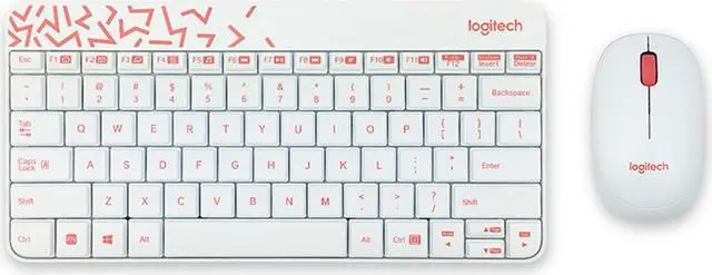 Alt view image 3 of 7 - Logitech MK240 Nano  Wireless Keyboard &  Mouse Sets, Office gaming,  Mini Keyboard,  Kit Plug and Play,Durable. Simple, for Windows® 10, 11 or later, ChromeOS, Linux 2.6 or higher, USB, WHITE