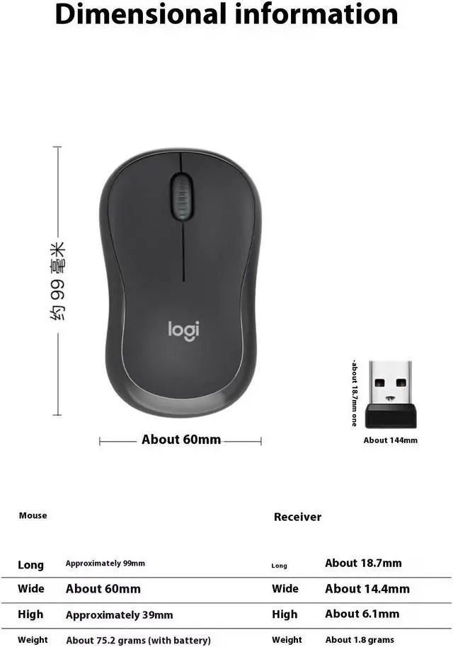 Alt view image 7 of 7 - Logitech MK295  SilentTouch Wireless Keyboard &  Mouse Sets,  Computer Height adjustable keyboard, splash-proof, full-size, Convenience and comfort, for ChromeOS, Windows(10/11/ or higher), USB, black