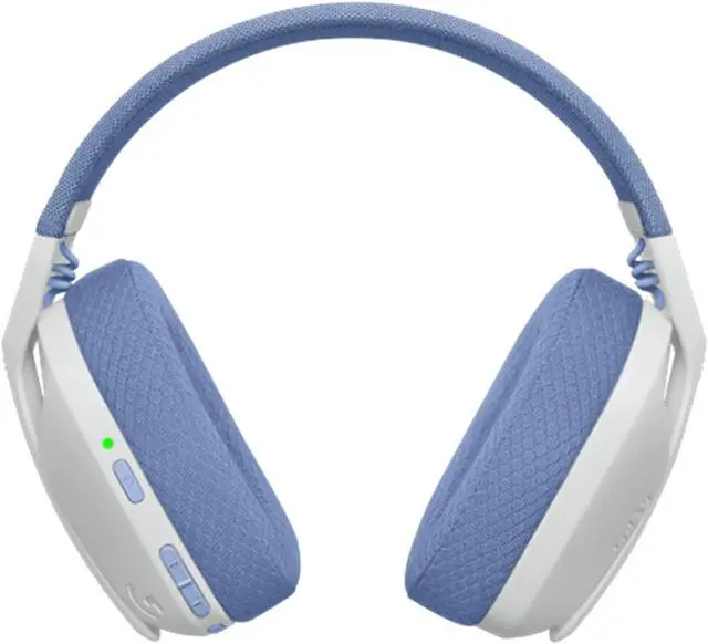 Alt view image 5 of 7 - Logitech G435 Wireless Bluetooth Gaming Headset with Microphone, HD Sound Quality, USB 2.0, type A, for Windows® 10macOS® X 10.14PlayStation 5 or 4Nintendo Switch, Dolby Atmos,white blue