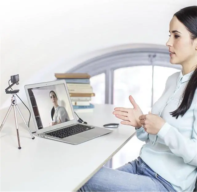 Alt view image 5 of 7 - Logitech C920e Wired HD Commercial Webcam, 1080p/30fps, Auto Light Correction, Stereo Microphone, (dFOV): 78°, USB-A, RightLight 2 , for laptops, LCDs or monitors, Windows/macOS/ChromeOS,  Black