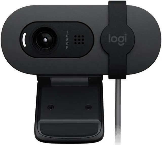Alt view image 6 of 7 - Logitech BRIO 90 Wired HD Webcam, 60 fps/1080p Live Streaming Camera with Auto Light Balancing, Integrated Privacy Lens Cap, Built-in Microphone, for Windows /macOS /ChromeOS, 2MP, Black