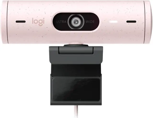 Alt view image 5 of 7 - Logitech BRIO 500 Wired HD Webcam, 60 fps/1080p, Live Streaming, Auto Light Correction, Auto Framing and Show Mode Support, 4MP, USB-C, for laptops, LCDs or monitors, Windows/macOS/ChromeOS, pink