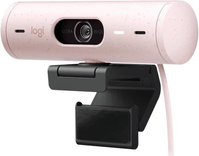 Main image of Logitech BRIO 500 Wired HD Webcam, 60 fps/1080p, Live Streaming, Auto Light Correction, Auto Framing and Show Mode Support, 4MP, USB-C, for laptops, LCDs or monitors, Windows/macOS/ChromeOS, pink