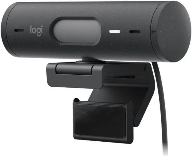 Alt view image 2 of 7 - Logitech BRIO 500 Wired HD Webcam, 60 fps/1080p, Live Streaming, Auto Light Correction, Auto Framing and Show Mode Support, 4MP, USB-C, for laptops, LCDs or monitors, Windows/macOS/ChromeOS,  Black