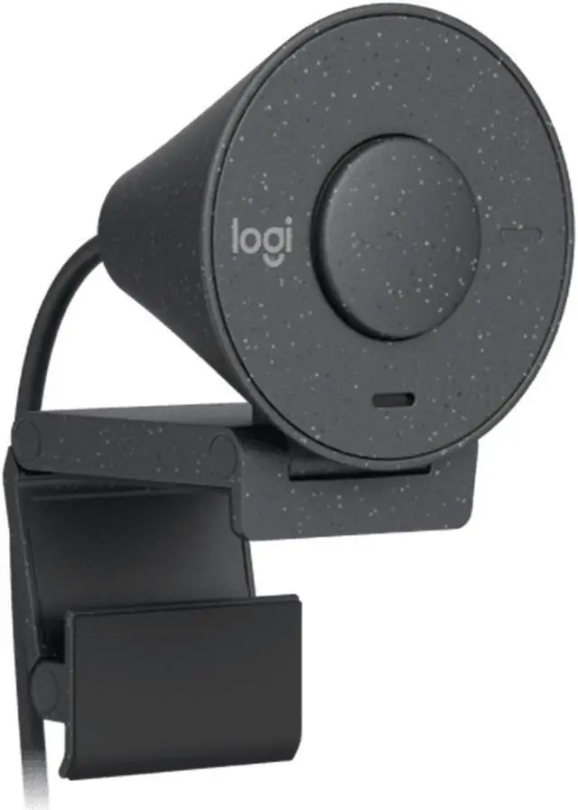 Alt view image 2 of 7 - Logitech BRIO 300 Wired HD Webcam, 60 fps/1080p Live Streaming Camera, Auto Light Correction, Noise Cancelling Microphone, (dFOV): 70°, USB-C ,  RightLight 2 , for Windows/macOS/ChromeOS/other, Black