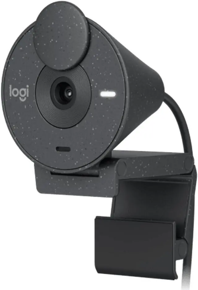 Main image of Logitech BRIO 300 Wired HD Webcam, 60 fps/1080p Live Streaming Camera, Auto Light Correction, Noise Cancelling Microphone, (dFOV): 70°, USB-C ,  RightLight 2 , for Windows/macOS/ChromeOS/other, Black