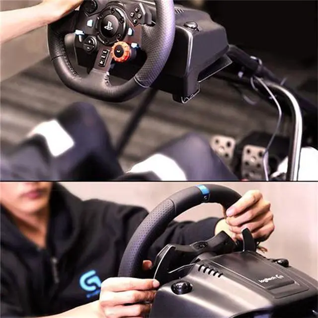 Alt view image 7 of 7 - Logitech G920/G29 Racing Game Steering Wheel, for Xbox, PlayStation and PC, for Windows, USB, PlayStation , with Pedals, Rotation: 900 degrees, realistic driving experience, black