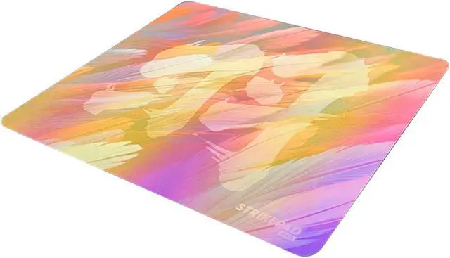 Alt view image 3 of 7 - FANTECH MST491 Gaming Mouse Pad, Waterproof Surface, High Non-slip Base, High Speed Strong Stability Holographic Design (49cm x 42cm), Red