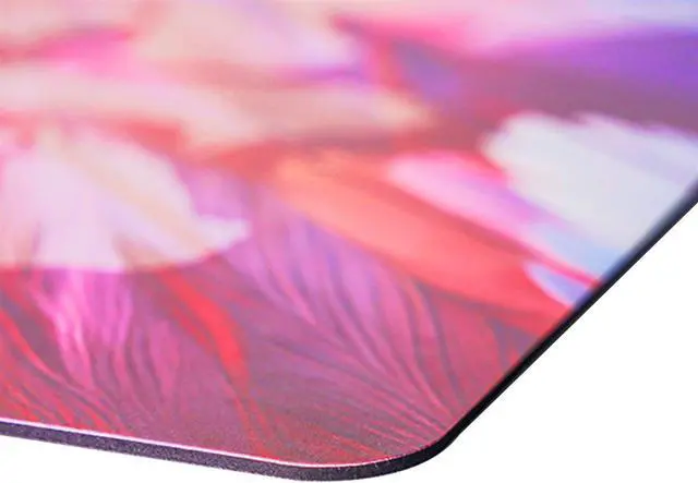 Alt view image 4 of 7 - FANTECH MST491 Gaming Mouse Pad, Waterproof Surface, High Non-slip Base, High Speed Strong Stability Holographic Design (49cm x 42cm), Red