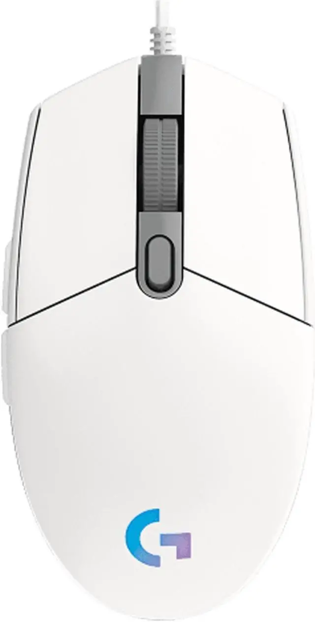 Alt view image 2 of 7 - Logitech (G) G102 2nd Generation Gaming wired Mouse,  RGB Streaming Light Effect Mouse,  Lightweight Design Gaming Grade 8000DPI Sensor, for Windows® 7 or later/macOS 10.11 or later/ChromeOS, white