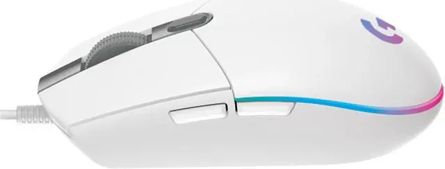 Alt view image 4 of 7 - Logitech (G) G102 2nd Generation Gaming wired Mouse,  RGB Streaming Light Effect Mouse,  Lightweight Design Gaming Grade 8000DPI Sensor, for Windows® 7 or later/macOS 10.11 or later/ChromeOS, white