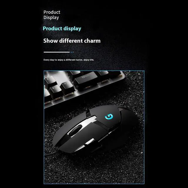 Alt view image 3 of 7 - Logitech (G) G402 Lightweight Wired Gaming Mouse,  Macro Programming ,  Portable Small Hand Applicable , 7200dpi, for Windows® 7 or later/macOS 10.11 or later/ChromeOS,  black