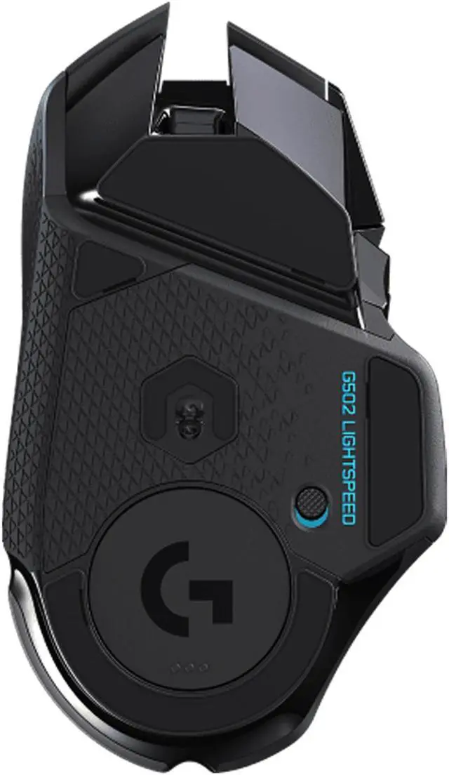 Alt view image 6 of 7 - Logitech (G) G502  LIGHTSPEED  Wireless Gaming Mouse,    RGB with Weighted Macro Programming, 25600DPI, 11buttons,  Laptop Big Hand Mouse,for Windows® 7 or later/macOS 10.11 or later/ChromeOS, BLACK