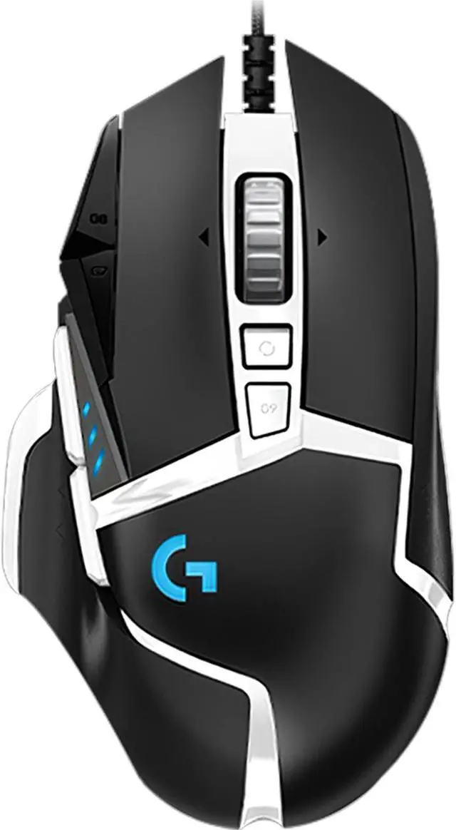 Alt view image 2 of 7 - Logitech (G) G502 SE PANDA Wired Gaming Mouse Advanced Wired Edition New Optical Mechanical Hybrid Micro Motion HERO Engine Gaming Mouse, Black