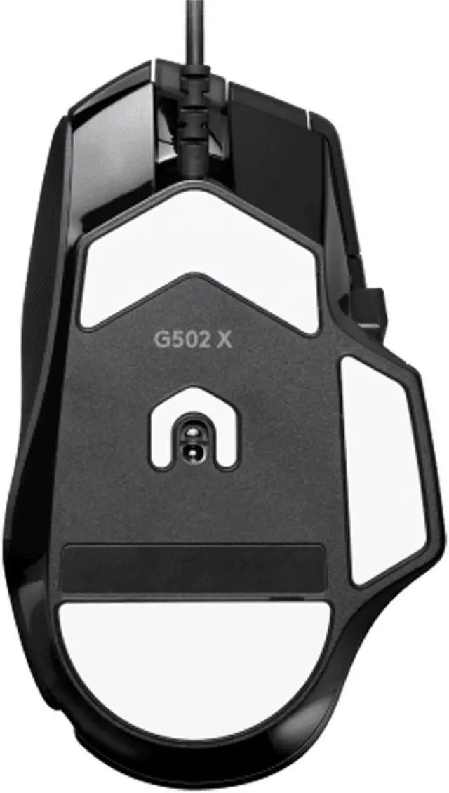 Alt view image 5 of 7 - Logitech (G) G502X  Wired Gaming Mouse,    RGB with Weighted Macro Programming, 25600DPI, 11buttons,  Laptop Big Hand Mouse,for Windows® 7 or later/macOS 10.11 or later/ChromeOS, BLACK