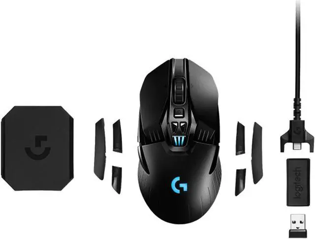 Alt view image 6 of 7 - Logitech G903 hero 25K Wireless  Silent Mouse,  gaming, Desktop Laptop Mouse with 2.4GB Receiver, 25600dpi, 11buttons, for Windows® 10 or later/macOS10.11 or later/ChromeOS/Linux,  BLACK
