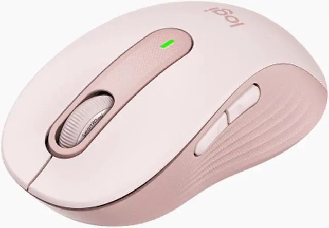 Alt view image 2 of 7 - Logitech SIGNATURE M650 Wireless Bluetooth Silent Mouse,  Office , Desktop Laptop Mouse with 2.4GB Receiver, 4000dpi, 5buttons, for Windows® 10 or later/macOS 11 or later/ChromeOS/Linux, pink
