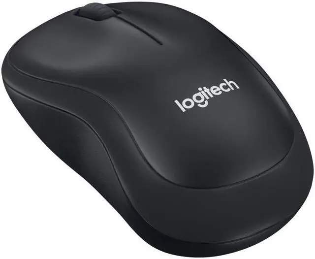 Alt view image 3 of 7 - Logitech B220 Silent Wireless Mouse with Wireless Micro Receiver Symmetrical Mouse for Office Home, 1000dpi, 3 Buttons for Windows, Mac, Chrome Os, Linux, black