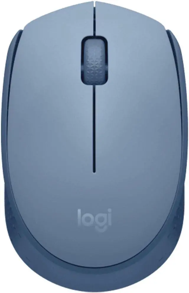 Main image of Logitech M172 Wireless Mouse, Office Home Symmetrical Mouse with Wireless Micro Receiver, Full Size, Clean Design, 1000dpi, 3 Buttons, For Windows 10,11, macOS 10.10 or higher, ChromeOS, Linux, blue