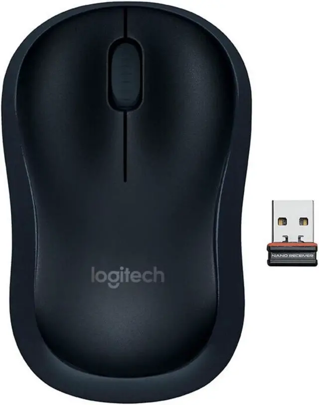 Main image of Logitech B175 Silent Wireless Mouse with Wireless Micro Receiver Symmetrical Mouse for Office Home, 1000dpi, 3 Buttons,For Windows  7/8/10/11, macOS 10 or higher, ChromeOS, Linux, black