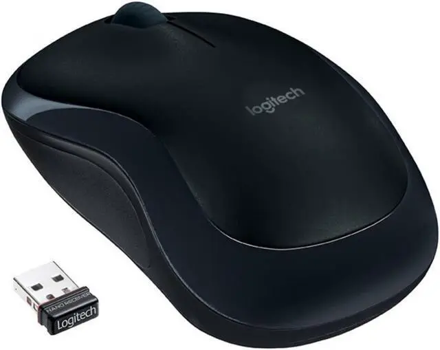 Alt view image 2 of 7 - Logitech B175 Silent Wireless Mouse with Wireless Micro Receiver Symmetrical Mouse for Office Home, 1000dpi, 3 Buttons,For Windows  7/8/10/11, macOS 10 or higher, ChromeOS, Linux, black