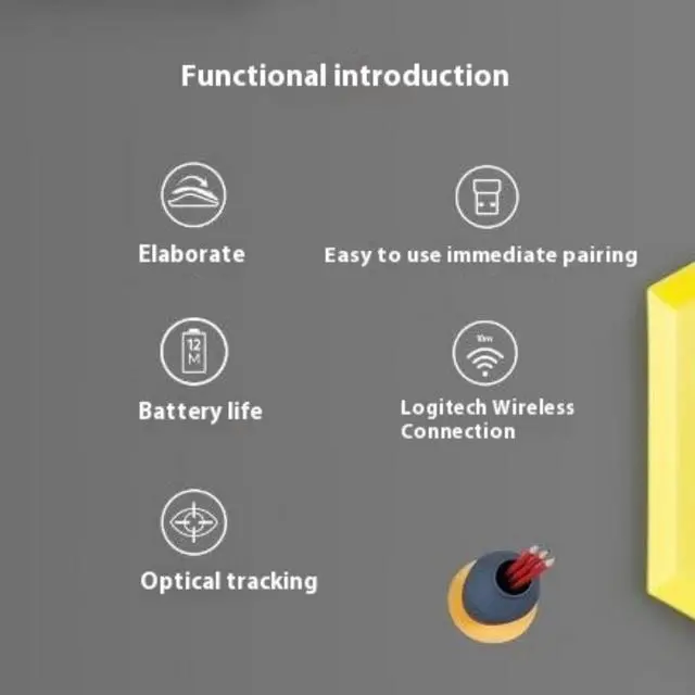 Alt view image 7 of 7 - Logitech B175 Silent Wireless Mouse with Wireless Micro Receiver Symmetrical Mouse for Office Home, 1000dpi, 3 Buttons,For Windows  7/8/10/11, macOS 10 or higher, ChromeOS, Linux, black