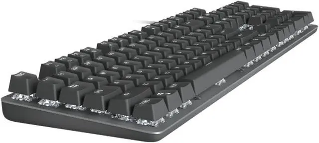 Alt view image 2 of 7 - LOGITECH K845 Mechanical backlight wired gaming Keyboard, Aluminum wired mechanical keyboard with optional key spindle, for Windows® 10,11 or higher, 5 backlight, 104keys,  black( Tactile Quiet)