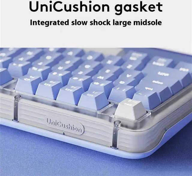 Alt view image 6 of 7 - Logitech Alto Keys K98M Wireless Mechanical Keyboard-Office/Gaming-gasket construction design, translucent case, marble shaft, Bluetooth/2.4G, Windows/macOS/ChromeOS/iPadOS supportblack