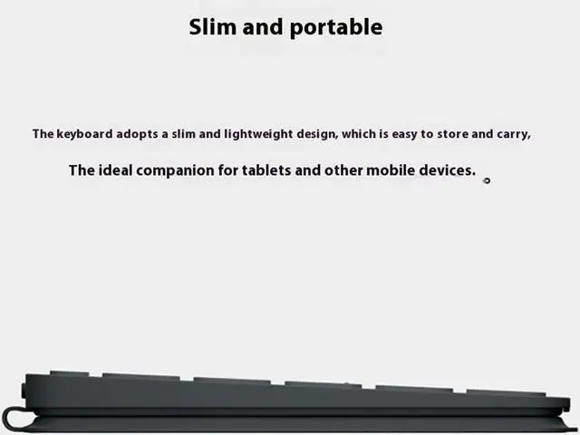 Alt view image 6 of 7 - Logitech KEYS-TO-GO 2 Wireless Mechanical Keyboard - Office Keyboard - Slim Design, Dwarf Shaft, Bluetooth Connectivity, Built-in Protective Cover, Supports Windows/macOS/ChromeOS/iPadOS, Black
