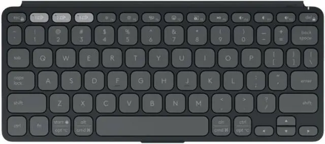 Alt view image 2 of 7 - Logitech KEYS-TO-GO 2 Wireless Mechanical Keyboard - Office Keyboard - Slim Design, Dwarf Shaft, Bluetooth Connectivity, Built-in Protective Cover, Supports Windows/macOS/ChromeOS/iPadOS, Black