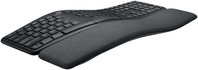 Main image of Logitech ERGO K860 Wireless Ergonomic Qwerty Keyboard - Split Keyboard, Wrist Rest, Natural Typing, Stain-Resistant Fabric, Bluetooth and USB Connectivity, Compatible with Windows/Mac,Black