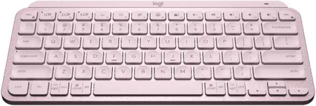 Alt view image 2 of 7 - Logitech MX Keys Mini Minimalist Wireless Illuminated Keyboard, Compact, Bluetooth, Backlit, USB-C, Compatible with Apple macOS, iOS, Windows, Linux, Android, Metal Build - Pink