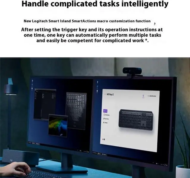 Alt view image 6 of 7 - Logitech MX Keys Mini Minimalist Wireless Illuminated Keyboard, Compact, Bluetooth, Backlit, USB-C, Compatible with Apple macOS, iOS, Windows, Linux, Android, Metal Build - Pink