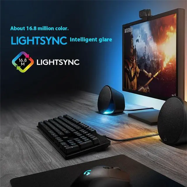 Alt view image 5 of 7 - Logitech G512 LIGHTSYNC RGB Mechanical Gaming Keyboard, Carbon Fiber English Layout GX Switches, Aircraft Grade Aluminum Alloy, 26 Keys Punchless, Macro Programming, USB Direct, Black, Red Shaft