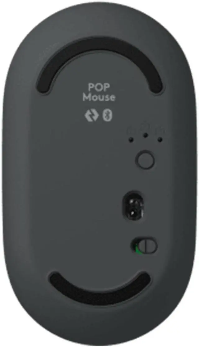 Alt view image 4 of 7 - Logitech POP Icon Combo Wireless Bluetooth Keyboard and Mouse Set, Padded Palm Rest, Wave for Windows/macOS/USB/ChromeOS/Linux®, Black