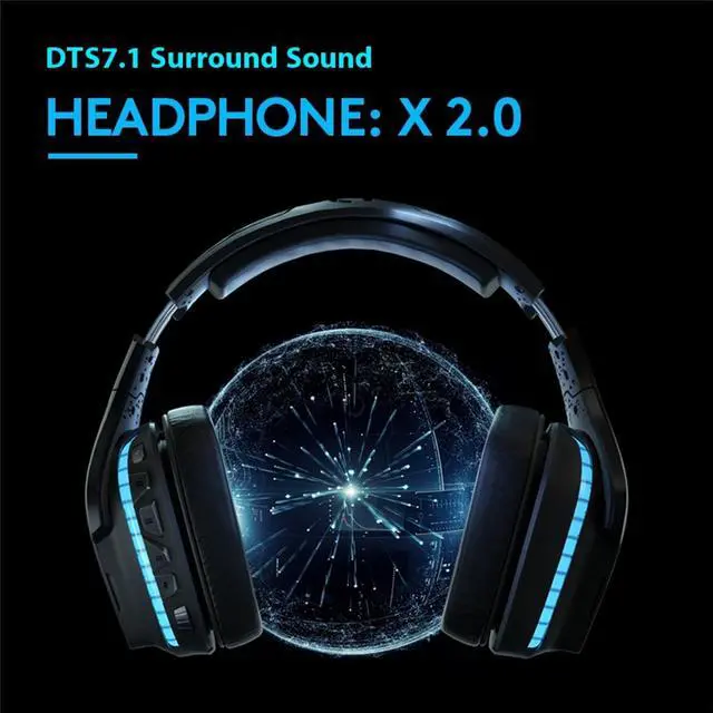 Alt view image 4 of 7 - Logitech G633 Artemis Spectrum  RGB 7.1 Dolby and DTS Headphone Surround Sound Gaming Headset  PC, PS4, Xbox One, Switch, and Mobile Compatible  Exceptional Audio Performance  Black