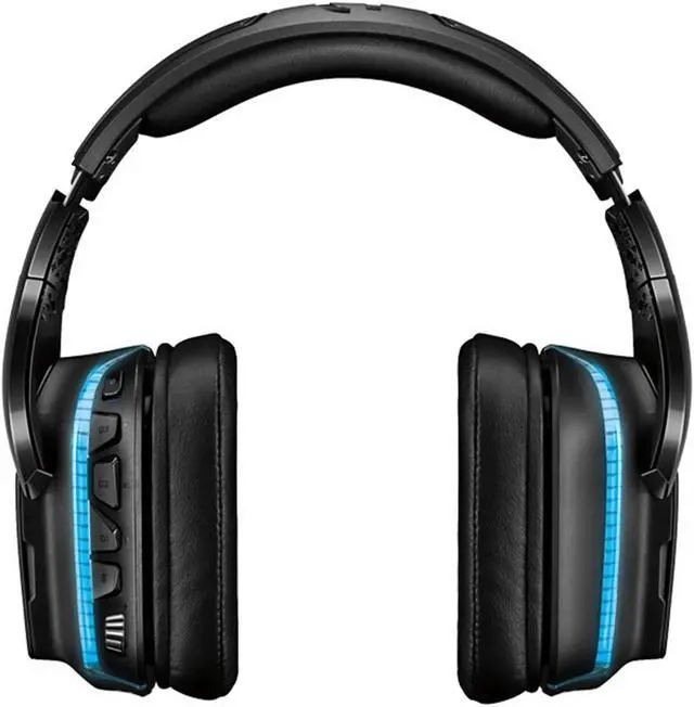 Alt view image 2 of 7 - Logitech G933S Artemis Spectrum  Wireless Gaming Headset, RGB 7.1 Dolby and DTS:X HeadphoneX Surround Sound Gaming Headset - PC, PS4, Xbox One, Switch, and Mobile Compatible - Advanced Audio Black