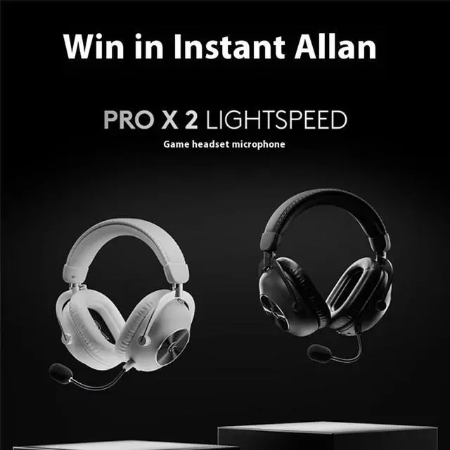 Alt view image 7 of 7 - Logitech G PRO X 2 Lightspeed Wireless Gaming Headset: Detachable Boom Mic, 50mm Graphene Drivers,X Headphone 2.07.1 Surround, Bluetooth/USB/3.5mm Aux, for PC, PS5, PS4, Nintendo Switch-Black