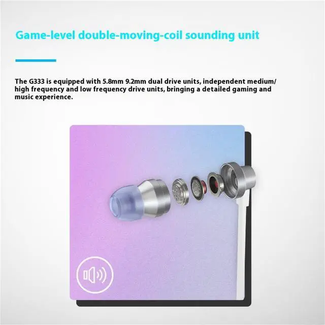 Alt view image 4 of 7 - Logitech G333 Wired VR Earphones for Oculus Quest 2 - Oculus Ready - Custom-length Cable and Straps - Dual Driver Audio Designed for Gaming - Durable Aluminum Housing - Low-Latency 3.5 mm Aux Purple