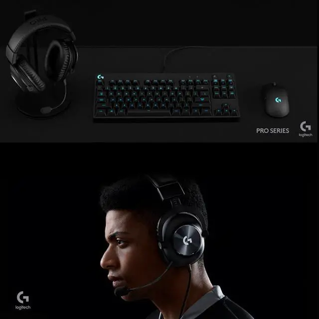 Alt view image 4 of 7 - Logitech GPROX Pro Player Gaming Wired Headset with Microphone,  7.1 surround sound, Blue VOICE broadcast filter, External USB sound card ,PRO-G 50mm audio drivers, for Windows® 7 or higher, black