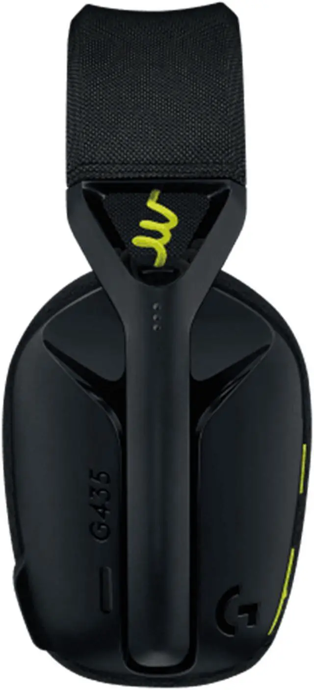 Alt view image 2 of 7 - Logitech G435 Lightweight Wireless Bluetooth Gaming Headset with Microphone, HD Sound Quality, USB 2.0, type A, for Windows® 10macOS® X 10.14PlayStation 5 or 4Nintendo Switch, Dolby Atmos,  Black