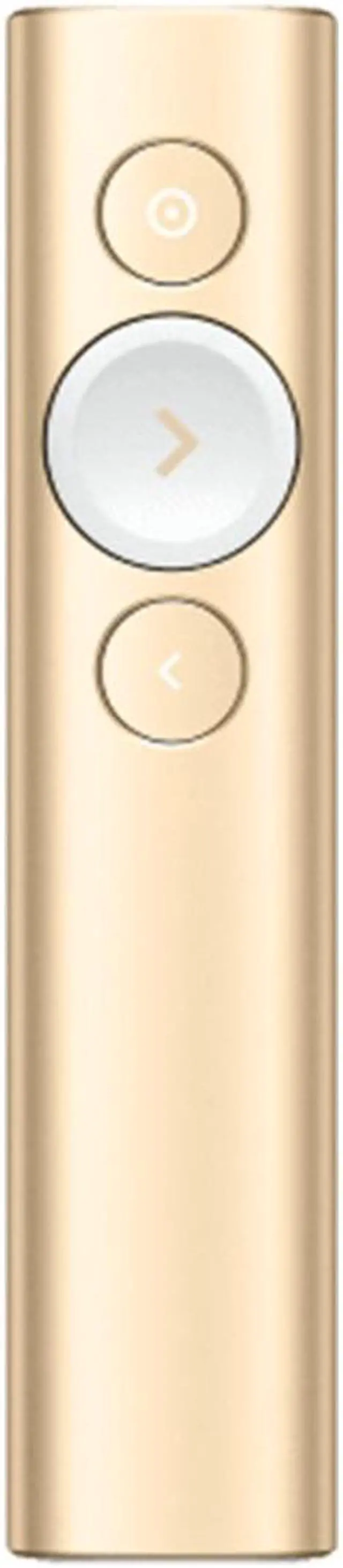 Alt view image 2 of 7 - Logitech Spotlight Premium Wireless Bluetooth Presenter, Digital Pointer,3D Accelerometer and Gyroscope, 30 Meter, LED, for Windows/macOS /ChromeOS/Linux, USB, for Conference Rooms, Classrooms, Gold