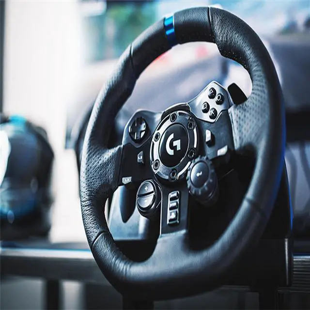 Alt view image 6 of 7 - Logitech G29 Gaming Steering Wheel Shifter, Racing Steering Wheel Shifter, Made of Steel and Leather for Durability, Racing Steering Wheel Shifter for Logitech G29 and G923 G920,Black